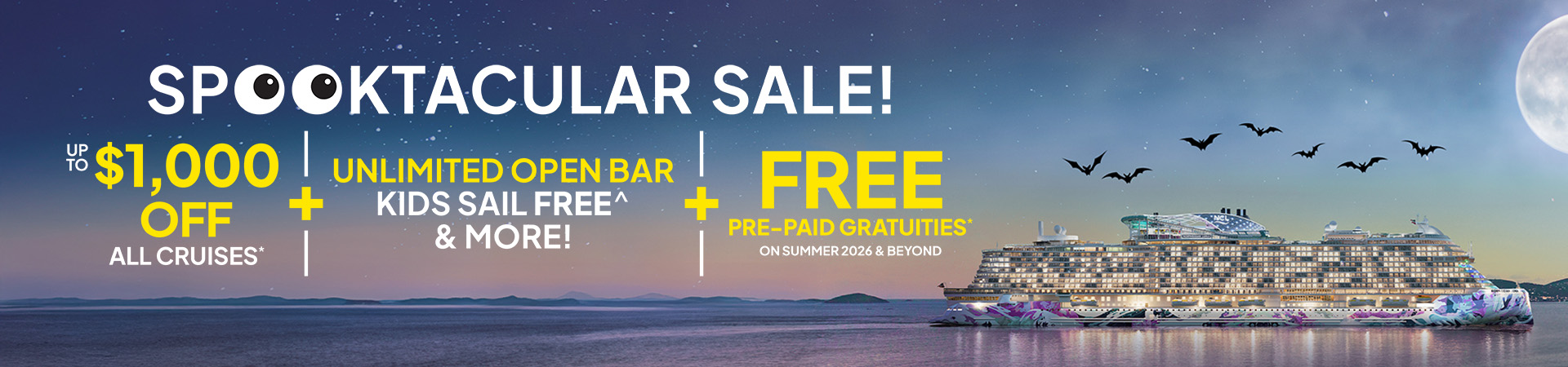 Norwegian Cruise Line - Spooktacular Sale